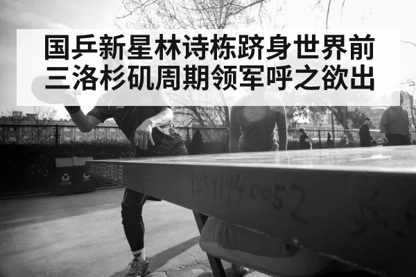 国乒新星林诗栋跻身世界前三洛杉矶周期领军呼之欲出 - 6686.com